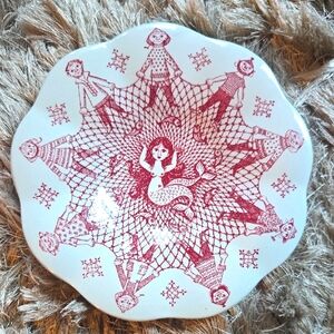 RARE Nymolle Denmark Mermaid Ceramic Plate